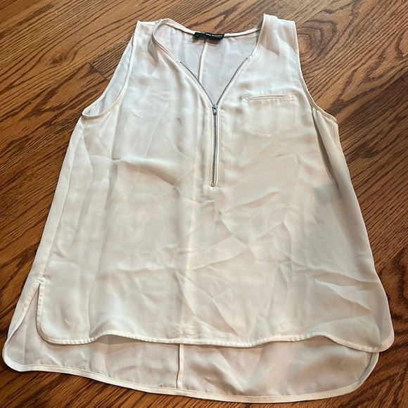 The Kooples Woman’s Cream Silk Tank Size S - Picture 1 of 6